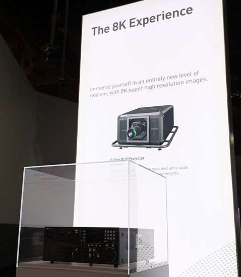 超高亮度4K激光投影仪/8K超高清记录仪