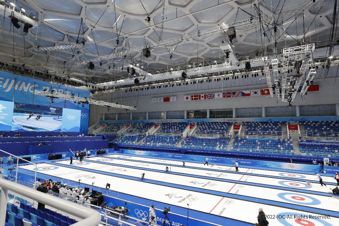 冰壶比赛场馆“冰立方”冰面采用松下制冰系统