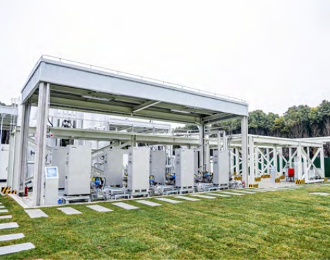 松下全球首发纯氢燃料电池冷热电三联供氢能示范项目