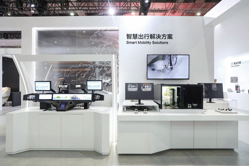 松下AI智能座舱系统、松下智能驾驶视觉展示