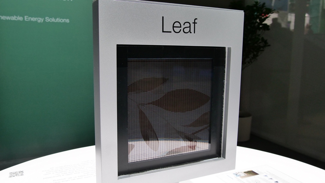 CES2026松下集团展台——钙钛矿太阳能电池・叶片纹