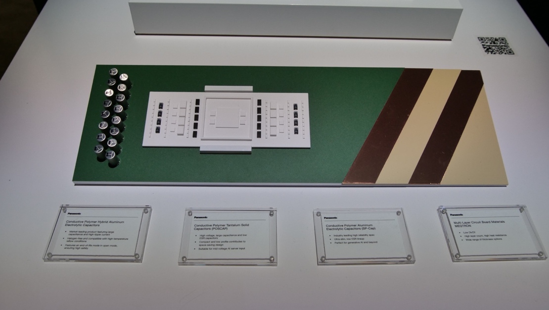 CES2026松下集团展台——面向生成式AI服务器的元器件/材料