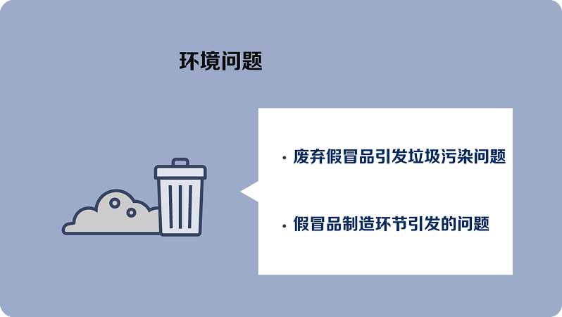 假冒品对整个社会的恶劣影响