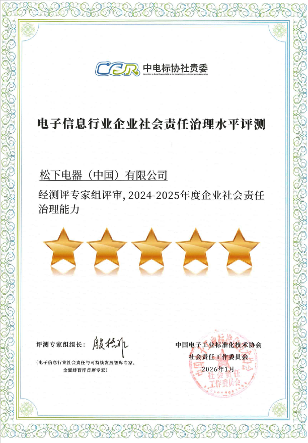 年度企业社会责任治理能力证书