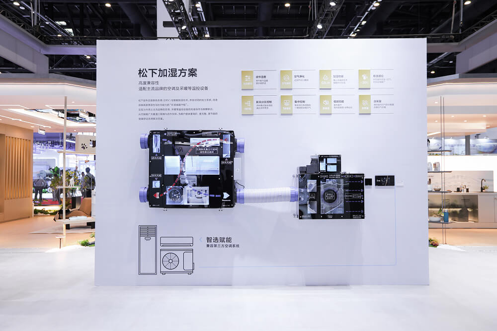 松下全热交换新风系统（ERV）与智能调湿技术