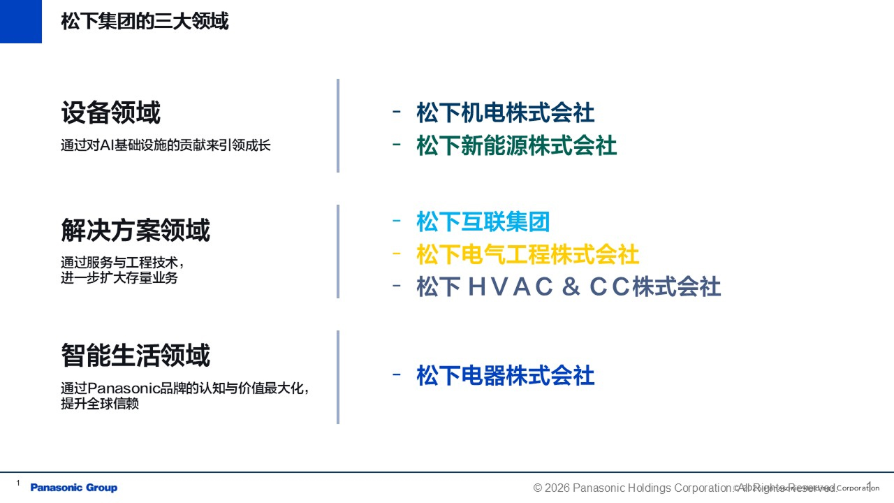 楠见CEO访谈：支持AI基础设施与社会运行——松下集团不断进化的成长战略